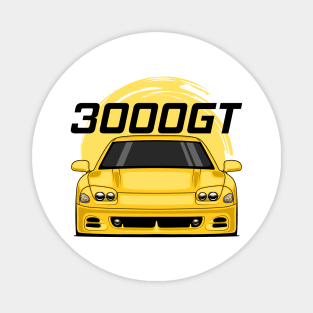 Front Yellow 3000GT 1994 1997 JDM Magnet